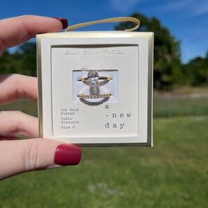 A New Day Gold Plated Ring Set